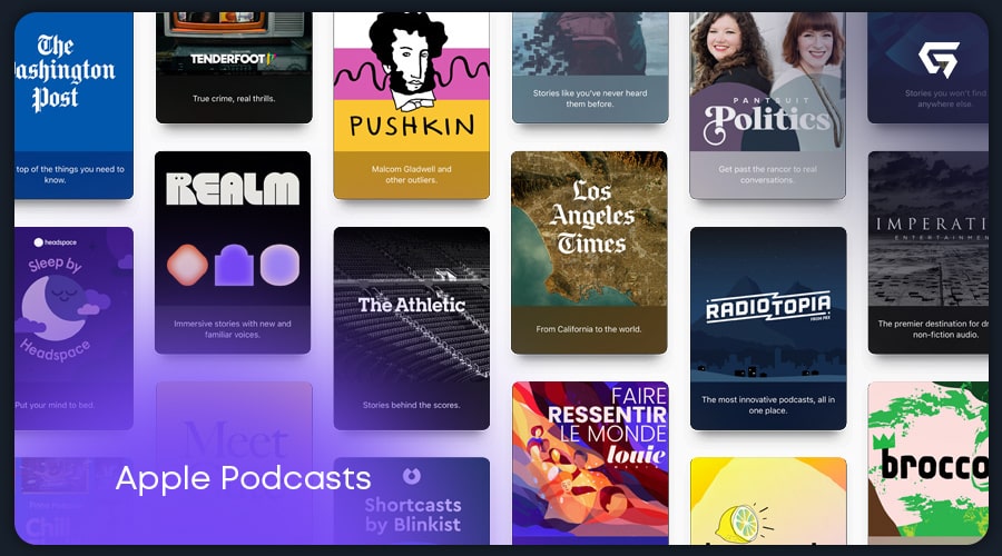 پلتفرم Apple Podcasts